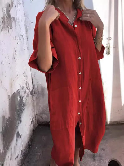 PAULA | BUTTON-UP DRESS