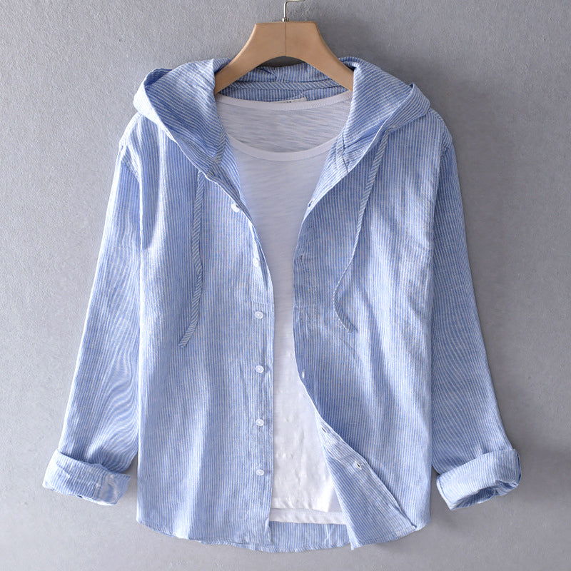 TAMIA | ELEGANT BLOUSE WITH HOODIE